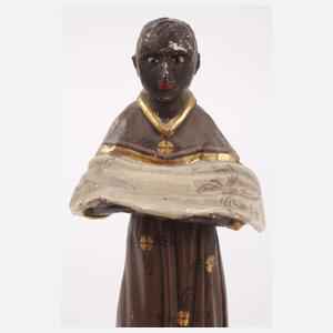 Zwei geschnitzte Heiligenfiguren