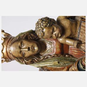 Geschnitzte Madonna