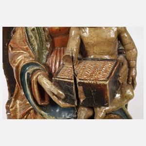 Geschnitzte Madonna