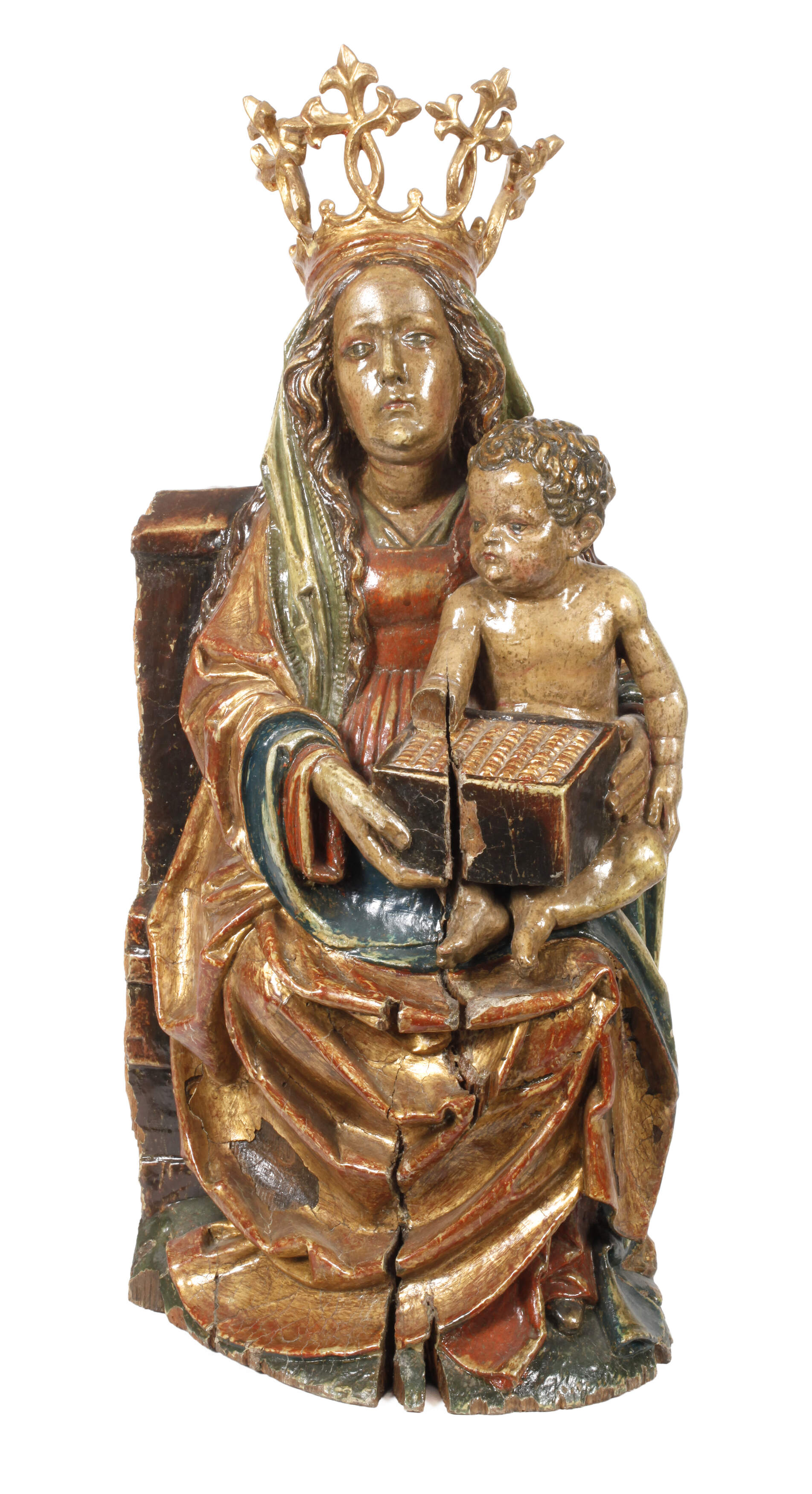 Geschnitzte Madonna