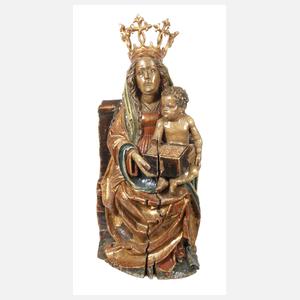 Geschnitzte Madonna