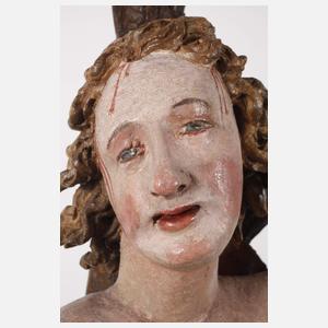 Geschnitzte Heiligenfigur