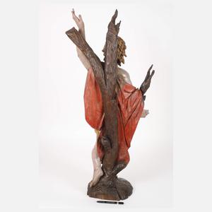 Geschnitzte Heiligenfigur