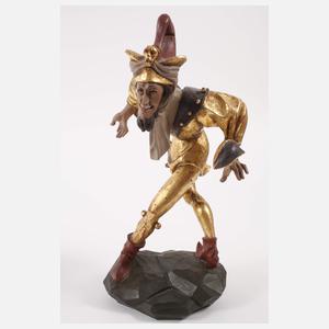 Drei geschnitzte Figuren