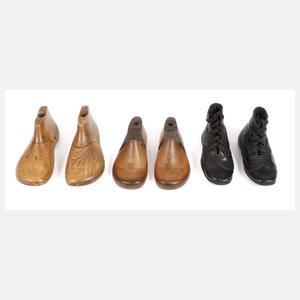 Konvolut historisches Schuhwerk