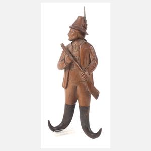 Jagdlicher Wandhaken