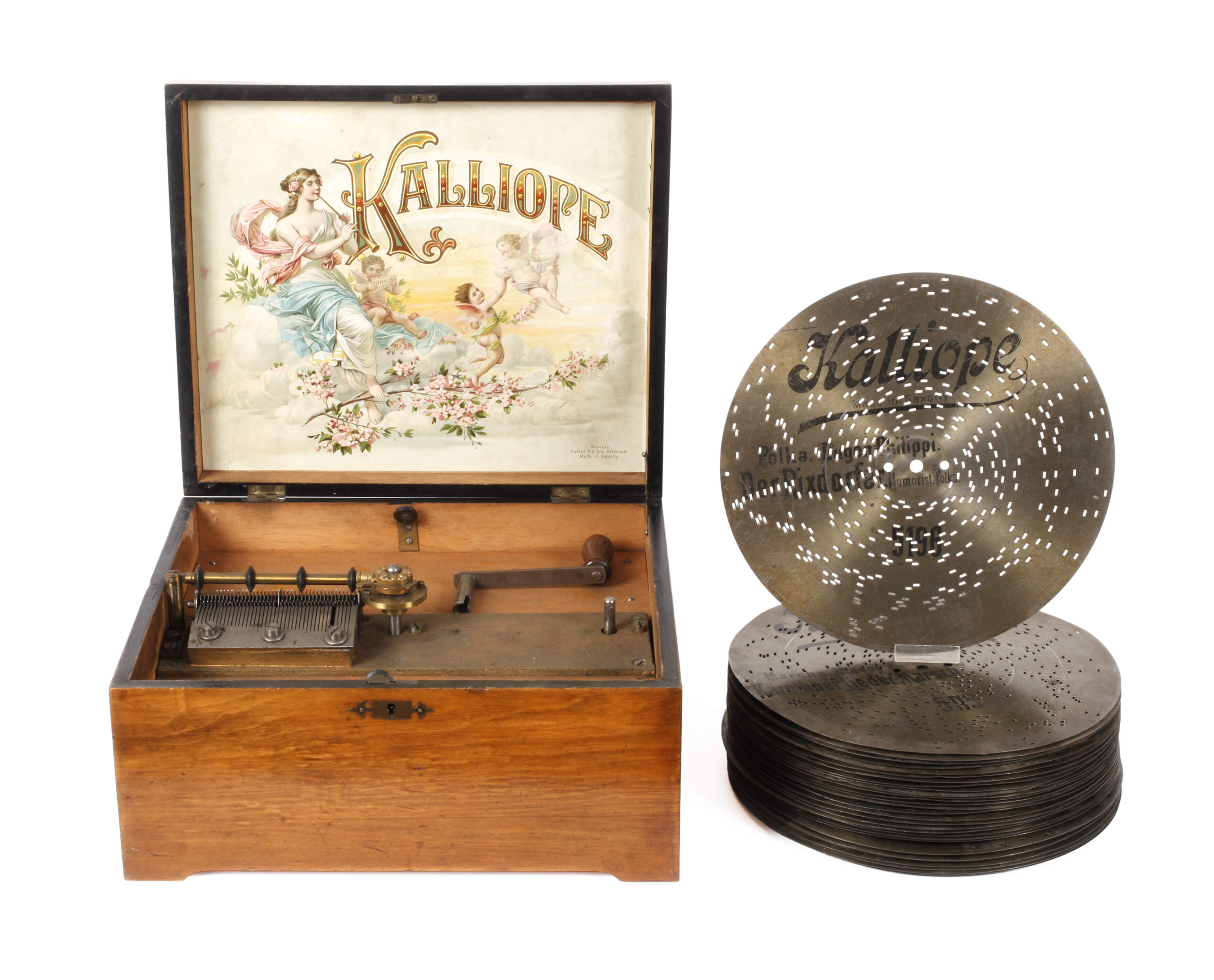Plattenspieldose Kalliope