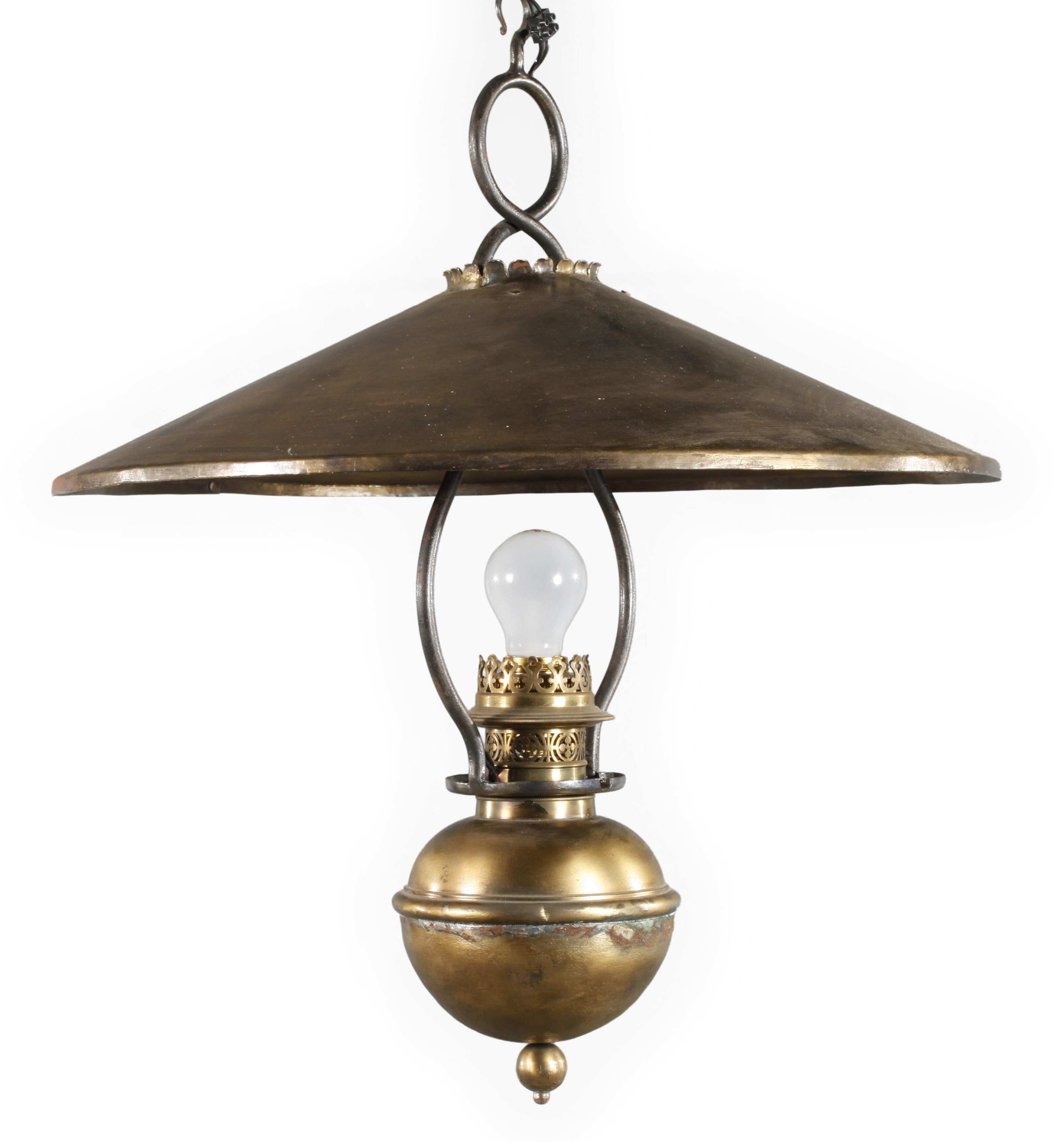 Deckenlampe Messing