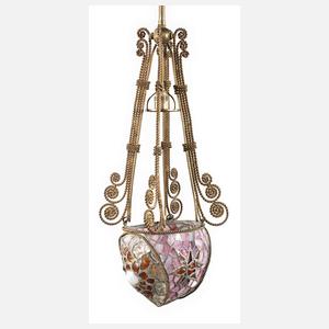 Bleiglaslampe Jugendstil