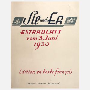 Willy Friedrich Burger, attr., Entwurf "Sie & Er"