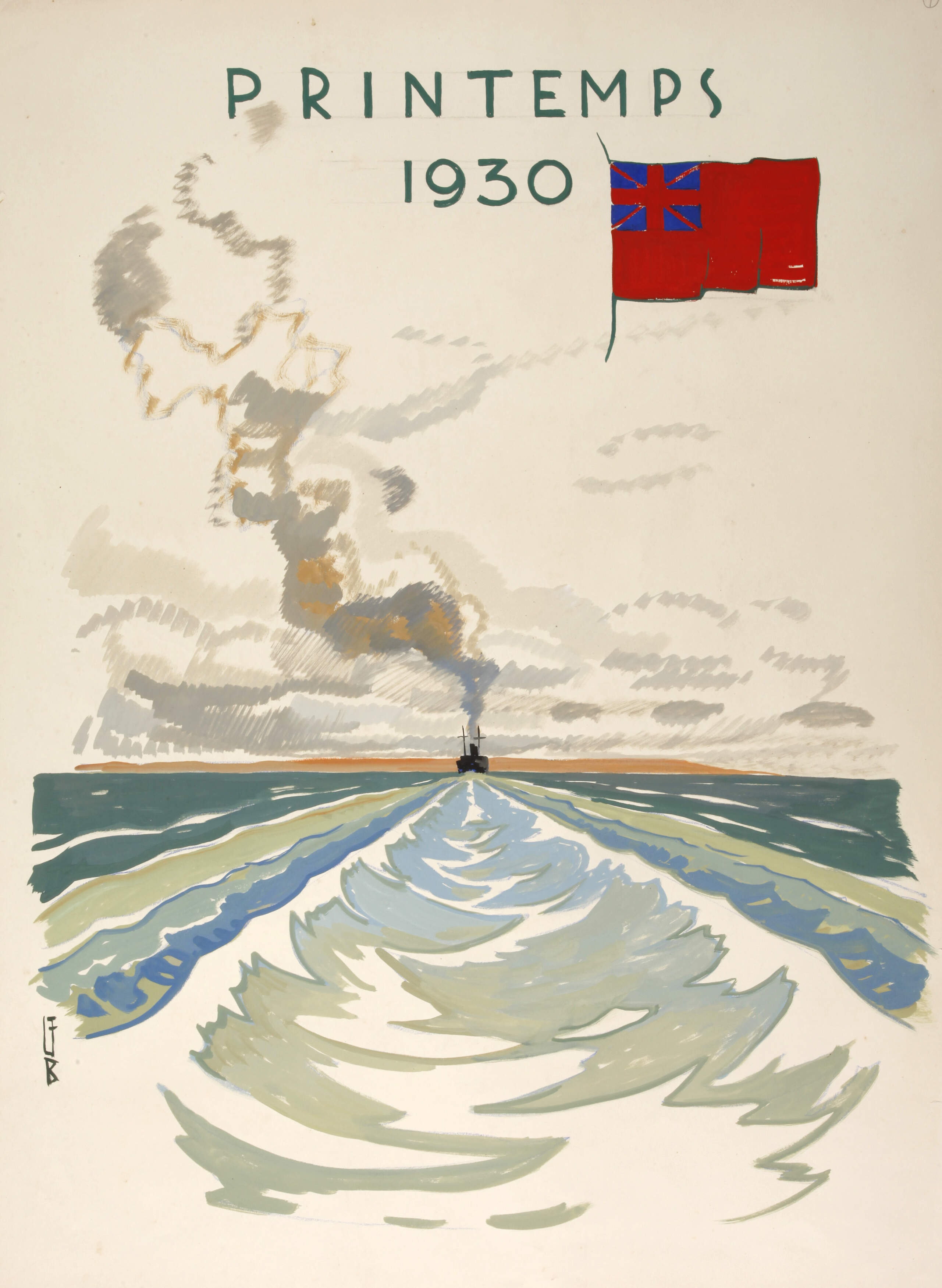 Willy Friedrich Burger, Plakatentwurf "Printemps 1930"