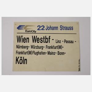 Konvolut Hinweistafeln Eisenbahn