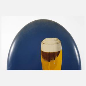 Werbeschild Bier