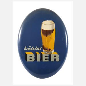 Werbeschild Bier