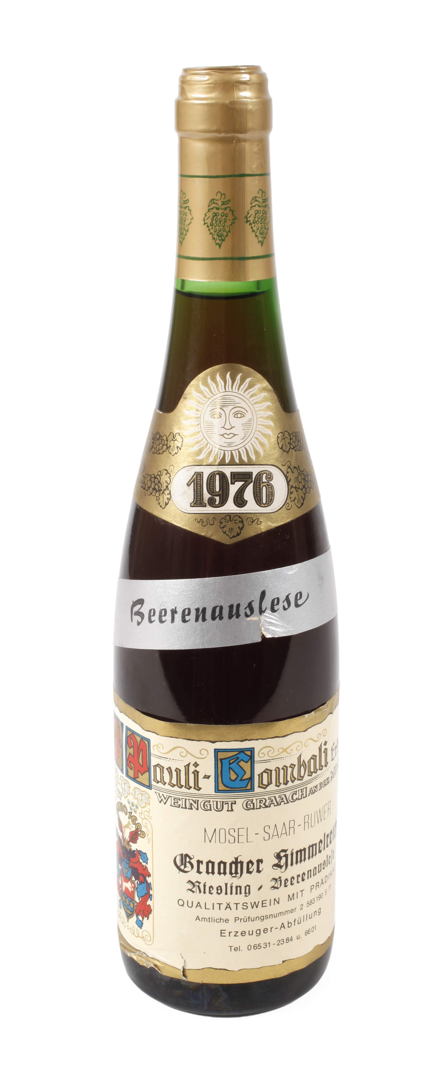 Flasche Graacher Himmelreich 1976