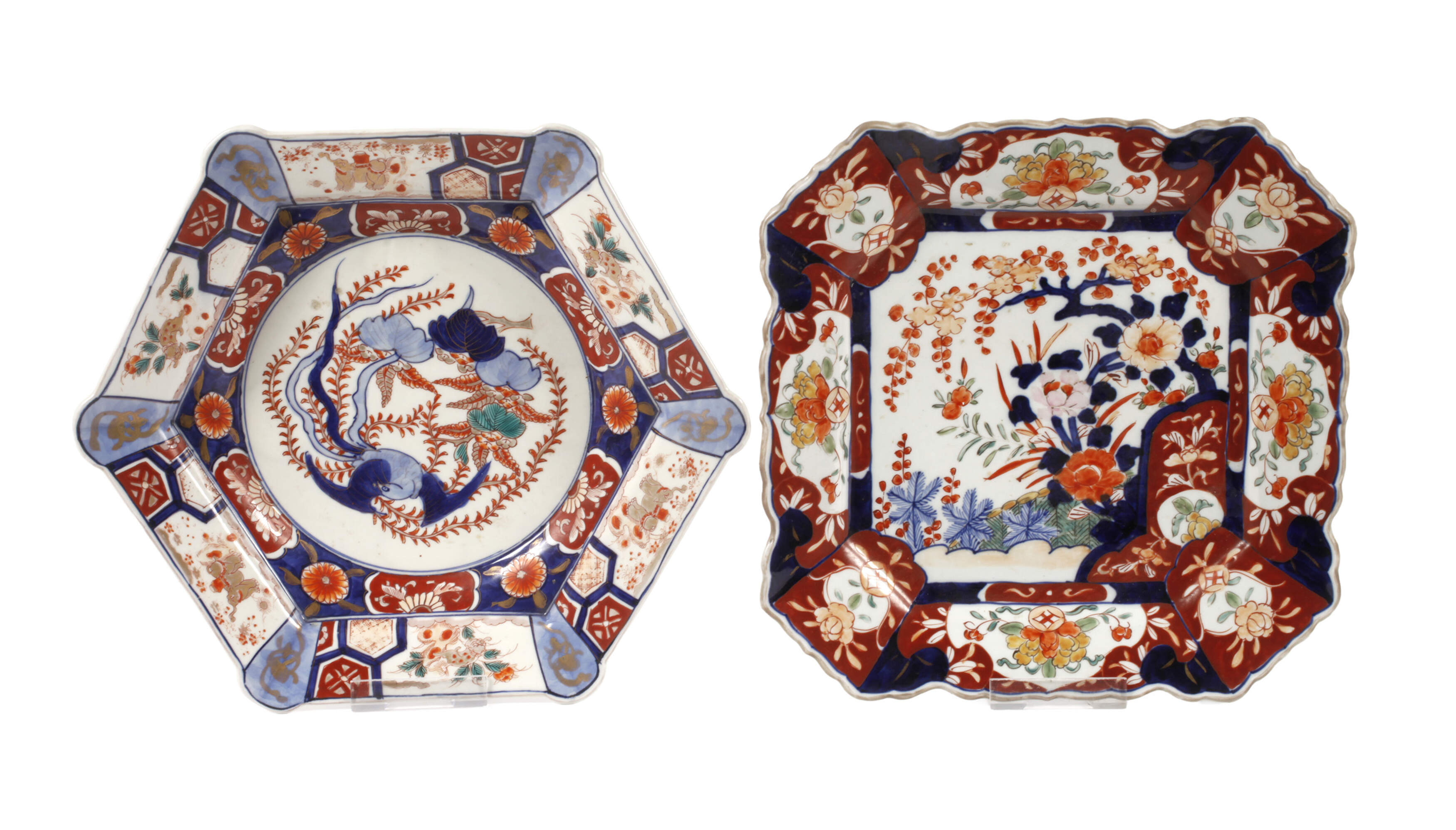 Zwei Zierteller Imari
