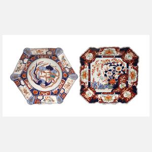 Zwei Zierteller Imari