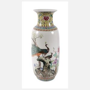 Bodenvase Famille rose