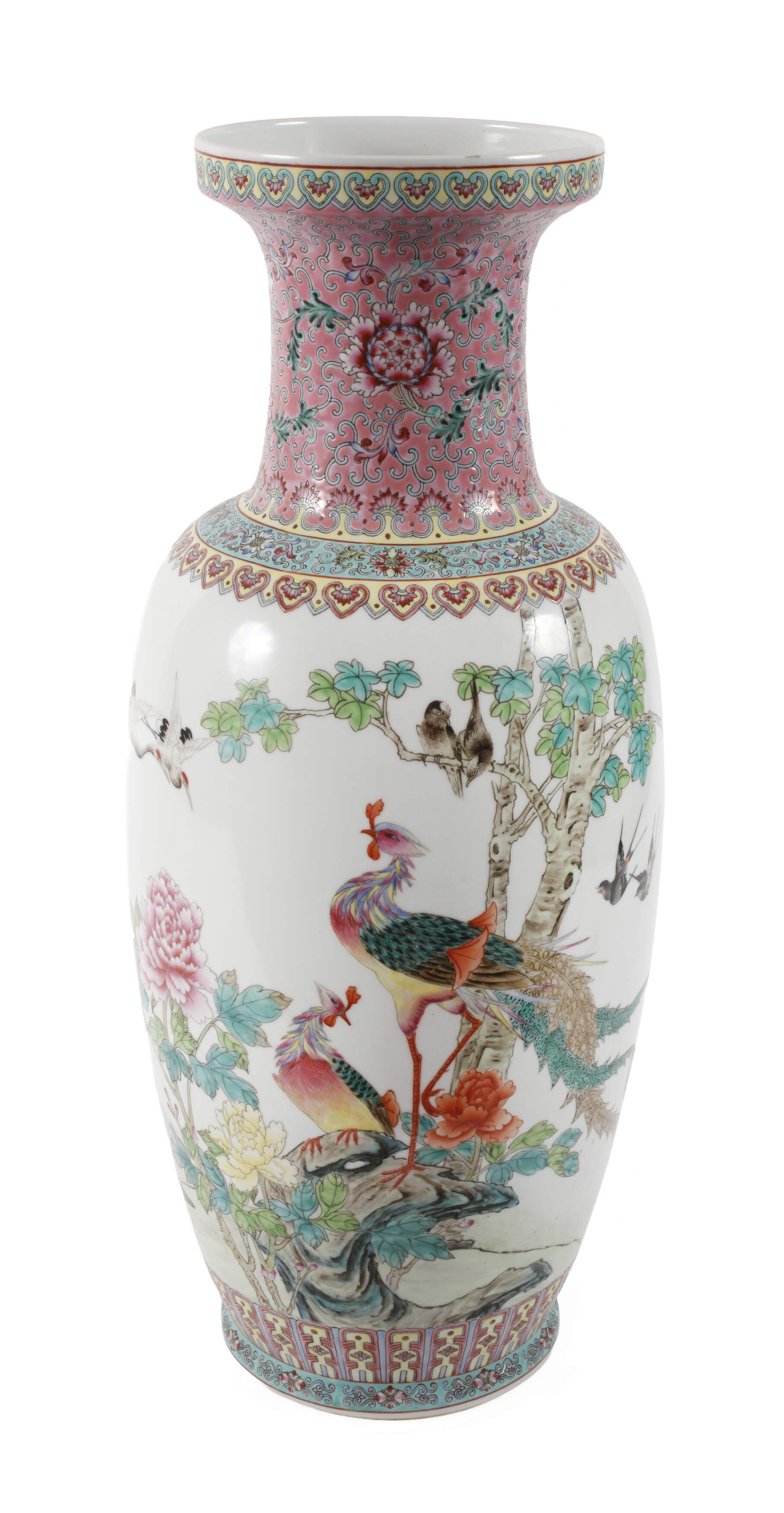 Bodenvase Famille rose