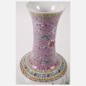 Bodenvase Famille rose