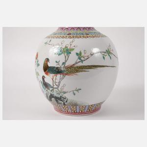 Bodenvase Famille rose
