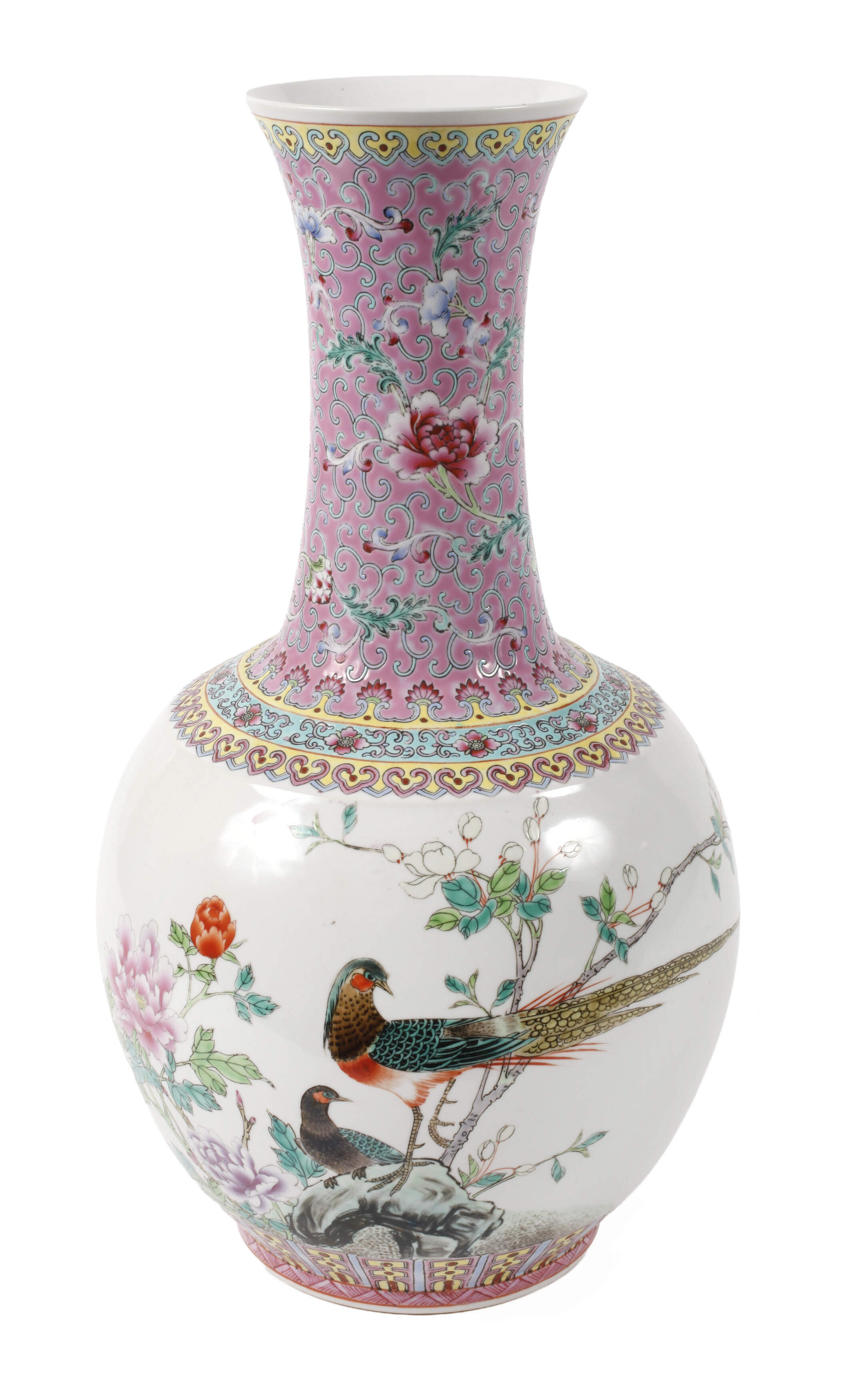 Bodenvase Famille rose