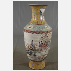 Bodenvase Famille rose
