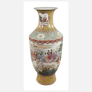 Bodenvase Famille rose