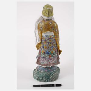 Große Porzellanfigur Luxing