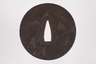 Tsuba mit Landschaftsmotiv