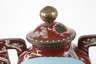 Große Henkelvase Cloisonné