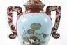Große Henkelvase Cloisonné