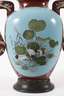 Große Henkelvase Cloisonné