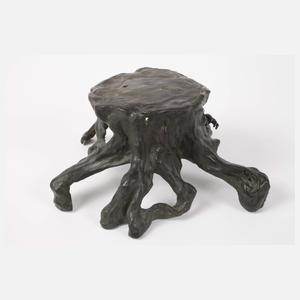 Bronzeskulptur Affe