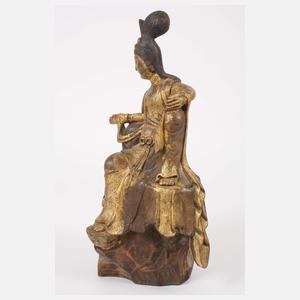 Schnitzerei Guanyin