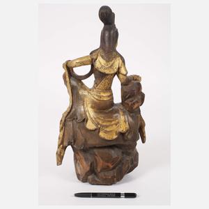 Schnitzerei Guanyin
