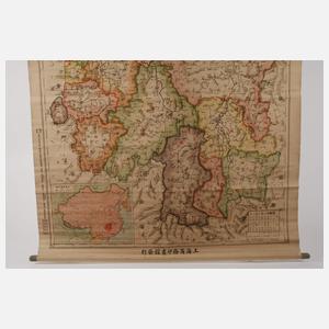 Wandkarte Provinz Hunan