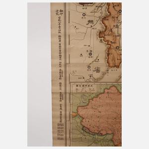 Wandkarte Provinz Hunan