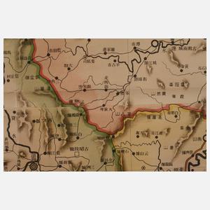 Wandkarte Provinz Hunan