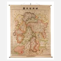 Wandkarte Provinz Hunan111