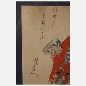 Toyohara Chikanobu, Farbholzschnitt