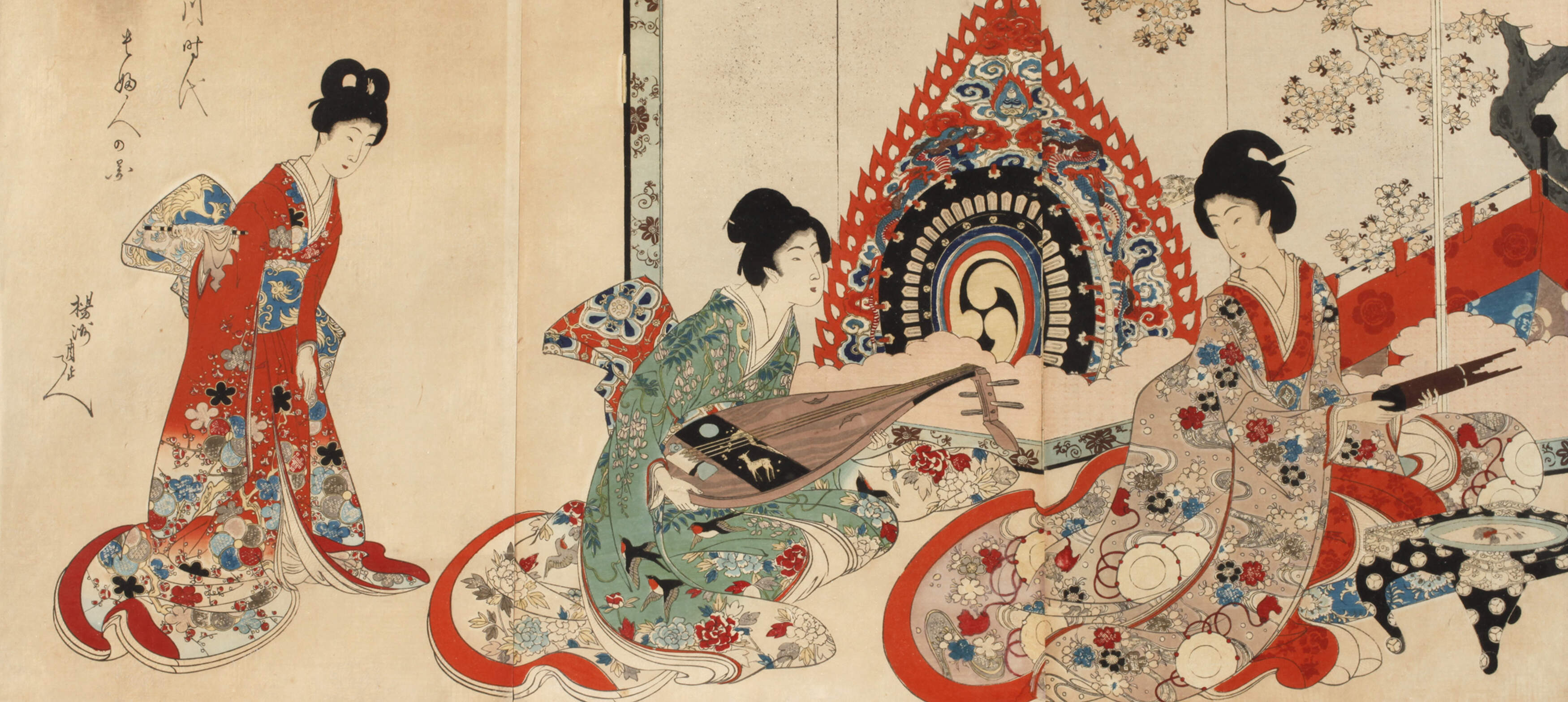 Toyohara Chikanobu, Farbholzschnitt