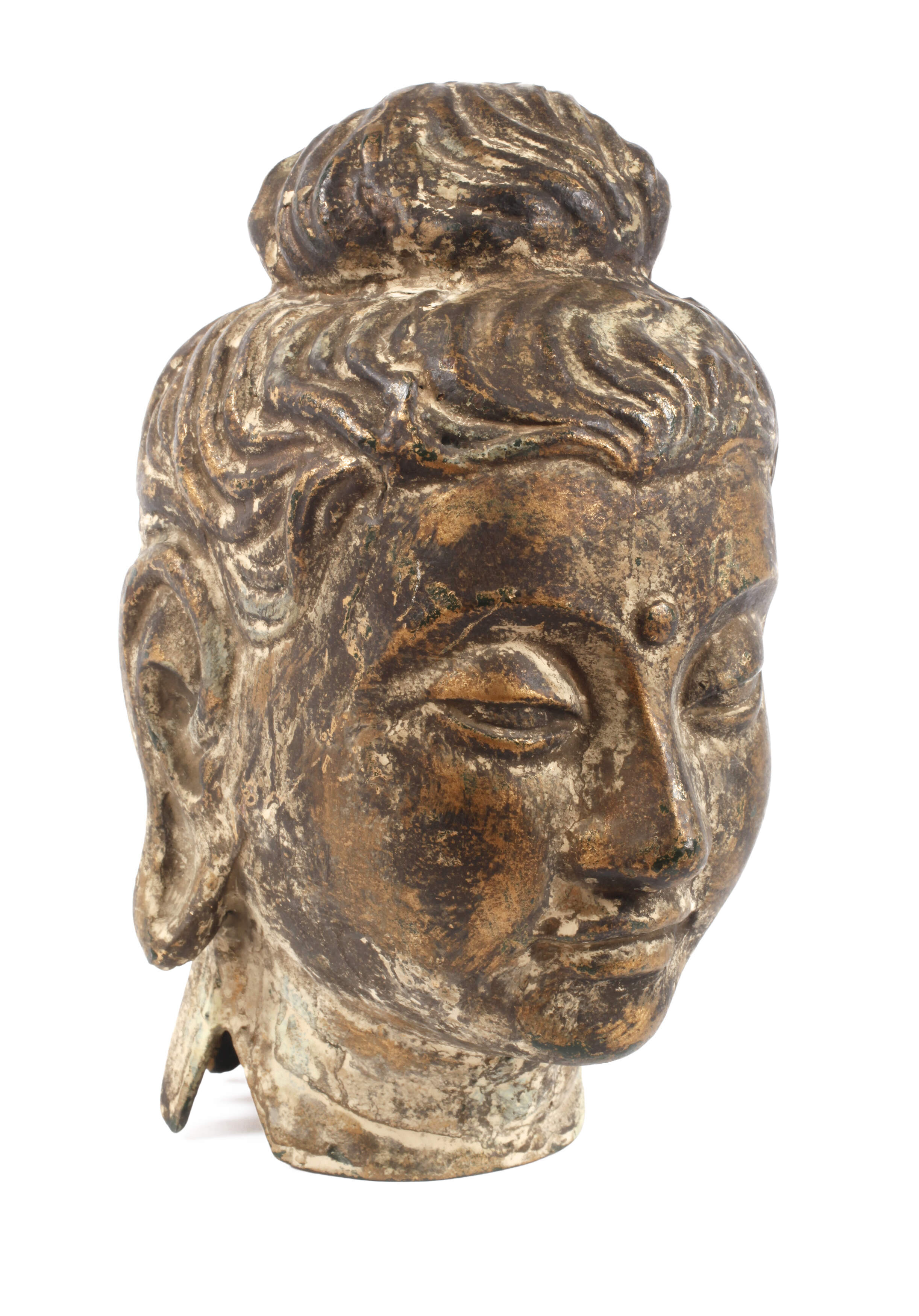 Buddhakopf Bronze