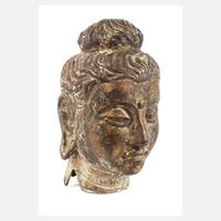 Buddhakopf Bronze111