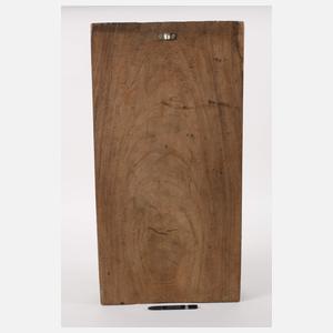 Geschnitztes Holzrelief