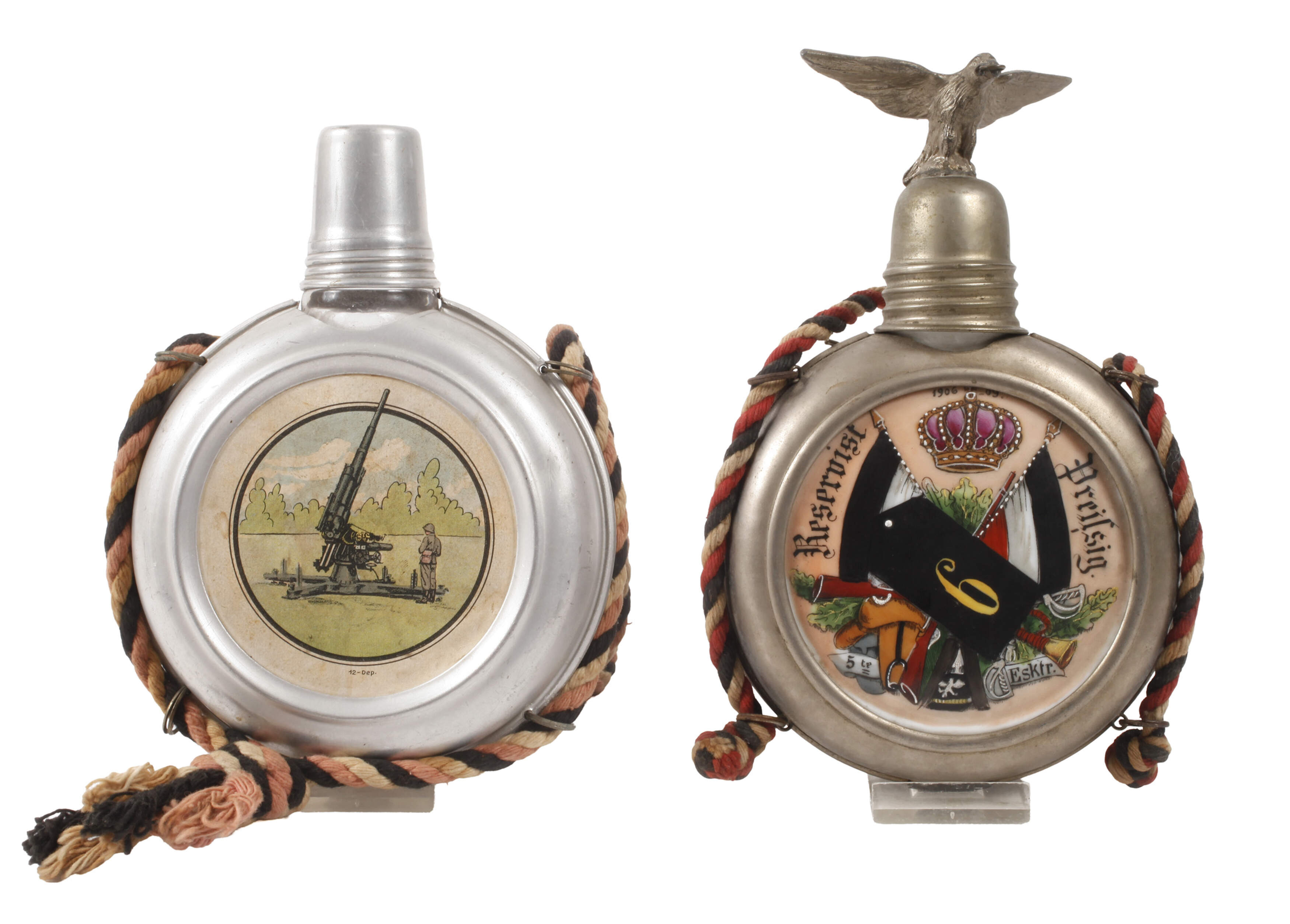 Reservistenflasche 1. und 2. Weltkrieg