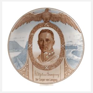 Propaganda-Wandteller Kronprinz Wilhelm