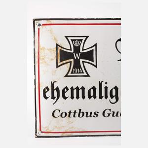 Emailleschild Kriegerverein