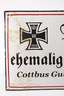 Emailleschild Kriegerverein