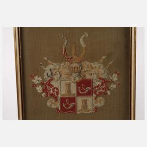 Gesticktes Wappen